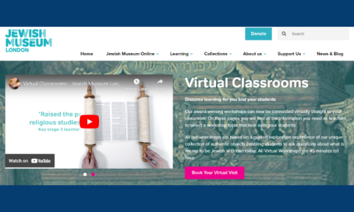 The Jewish Museum's virtual classroom